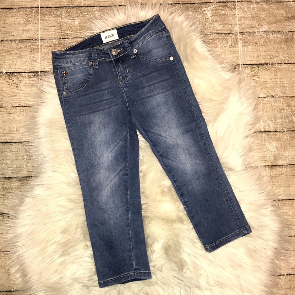 Hudson Jeans Girl’s Cropped Denim Jeans